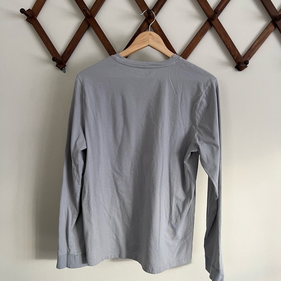Mens Stoic Light Gray Long Sleeve Shirt - Picture 2 of 5
